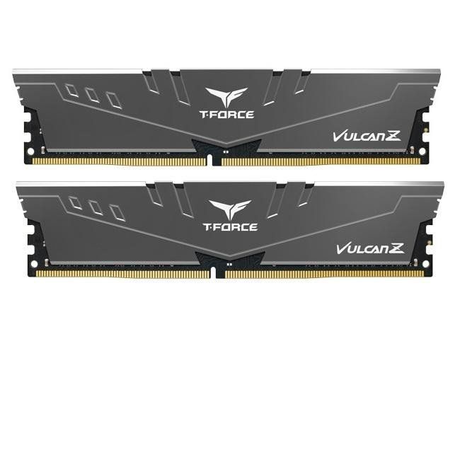 TEAM 16 GB (2x8GB) DDR4 3200 MHz T-Force Vulcan Z Gray (TLZGD416G3200HC16CDC01)