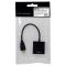 STLab HDMI - VGA Black (U-990 PRO BTC)