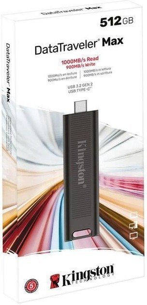 Kingston 512 GB DataTraveler Max USB 3.2 Gen 2 (DTMAX/512GB)