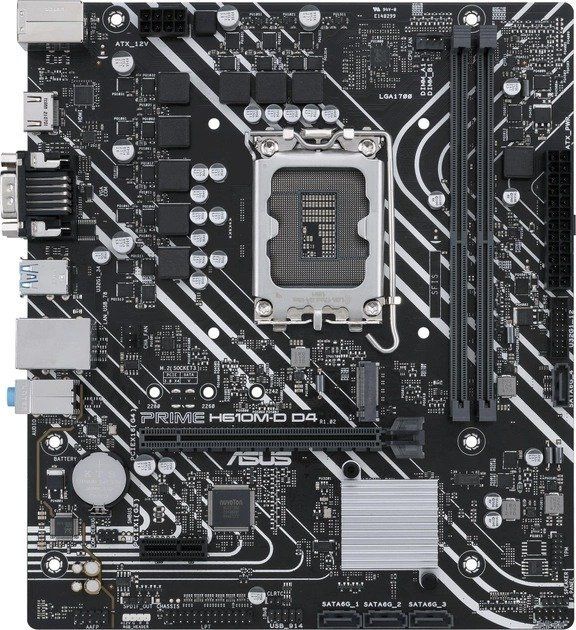 ASUS PRIME H610M-D D4 (90MB1A00-M0EAY0)