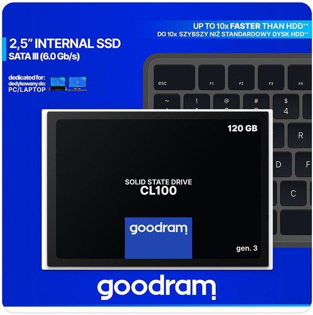 GOODRAM CL100 GEN.3 120 GB (SSDPR-CL100-120-G3)