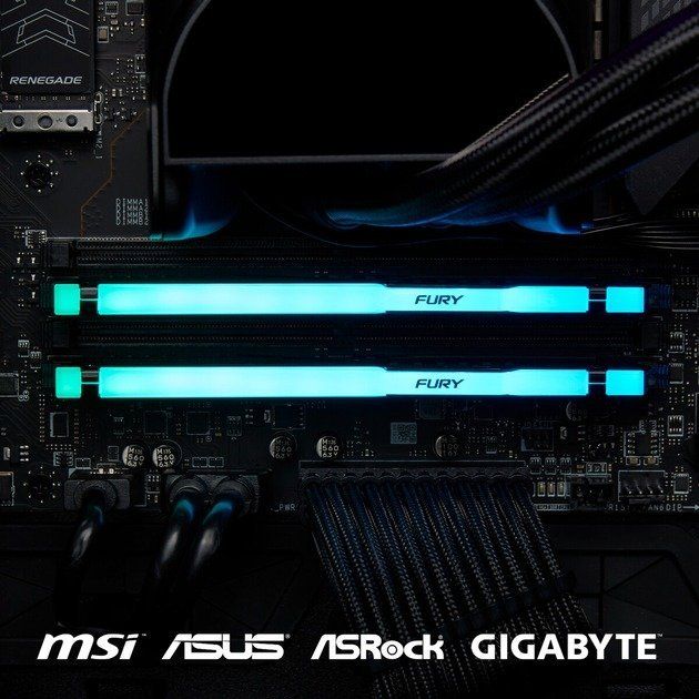 Kingston FURY 32 GB (2x16GB) DDR5 6000 MHz Beast RGB EXPO Black (KF560C36BBE2AK2-32)