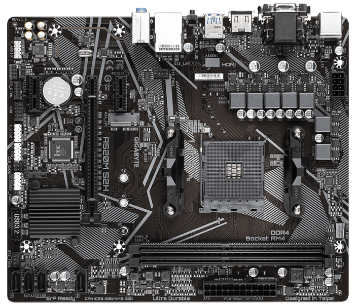 GIGABYTE A520M S2H