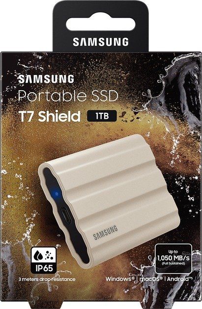 Samsung T7 Shield 1 TB Beige (MU-PE1T0K)