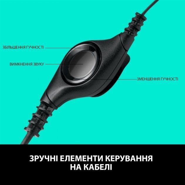 Logitech H390 USB Black (981-000406)
