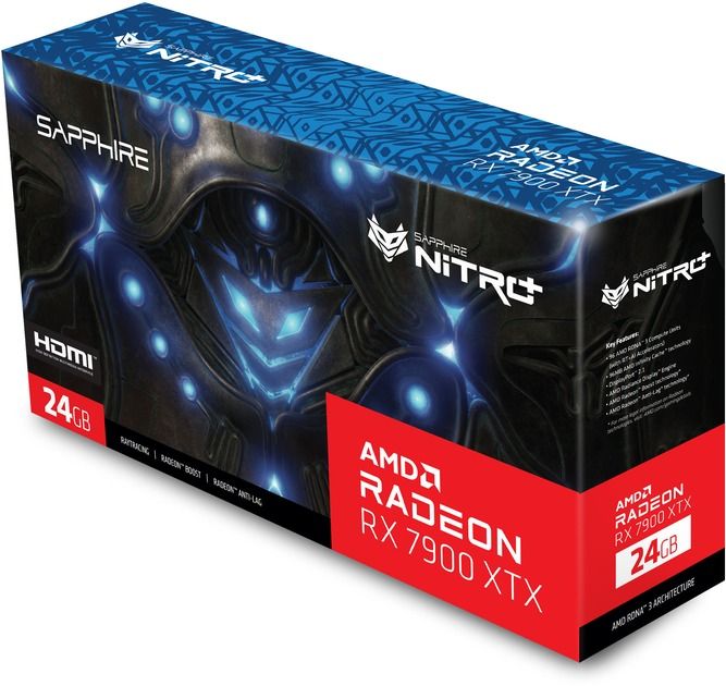 Sapphire Radeon RX 7900 XTX Vapor-X 24GB NITRO+ (11322-01)