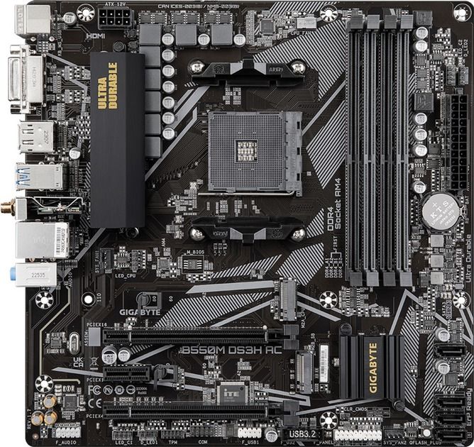 GIGABYTE B550M DS3H AC