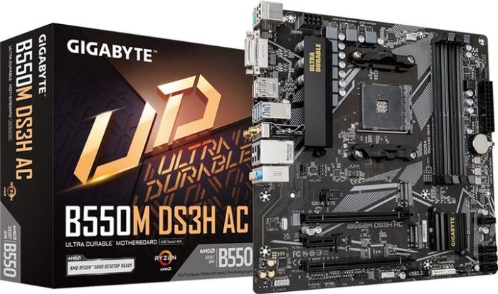 GIGABYTE B550M DS3H AC