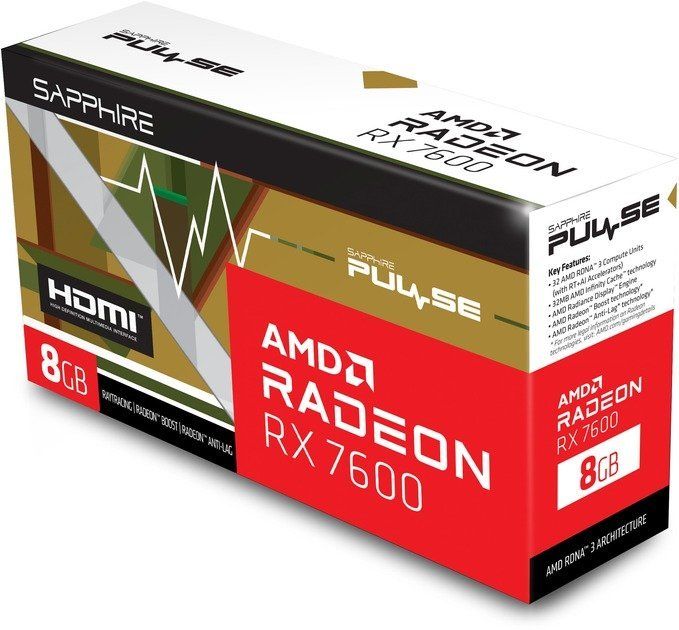 Sapphire Radeon RX 7600 8 GB PULSE (11324-01)