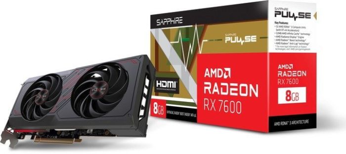 Sapphire Radeon RX 7600 8 GB PULSE (11324-01)