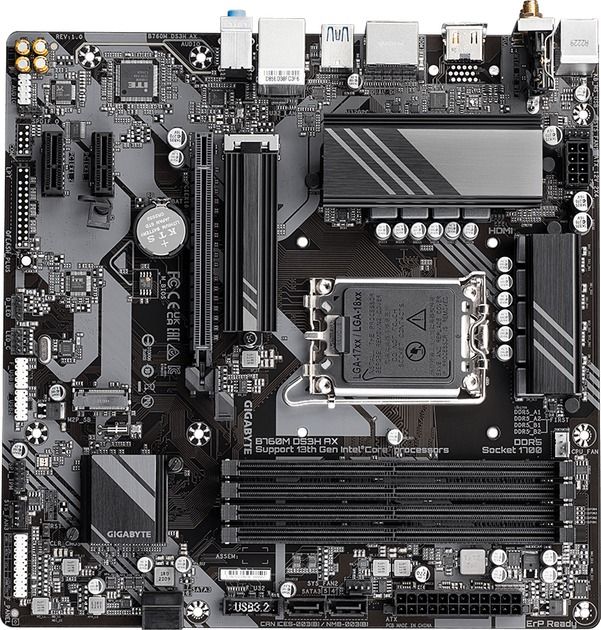 GIGABYTE B760M DS3H AX