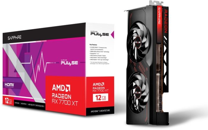 Sapphire AMD Radeon RX 7700 XT 12GB PULSE (11335-04)