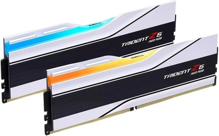 G.Skill 32 GB (2x16GB) DDR5 6400 MHz Trident Z5 Neo RGB Matte White (F5-6400J3239G16GX2-TZ5NRW)