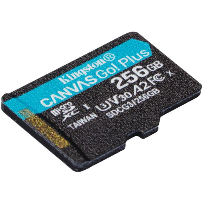 Kingston 256 GB microSDXC class 10 UHS-I U3 Canvas Go! Plus SDCG3/256GBSP