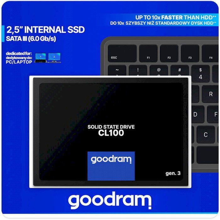 GOODRAM CL100 GEN.3 480 GB (SSDPR-CL100-480-G3)