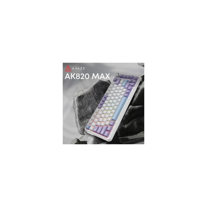 Клавіатура Ajazz AK820 MAX Magnetic Switches Purple/White/Blue (AK820MAX-WM-PWB)