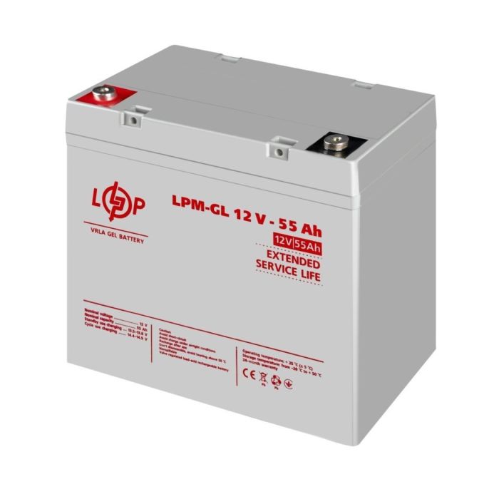 LogicPower LPM-GL 12V - 55 Ah (15266)