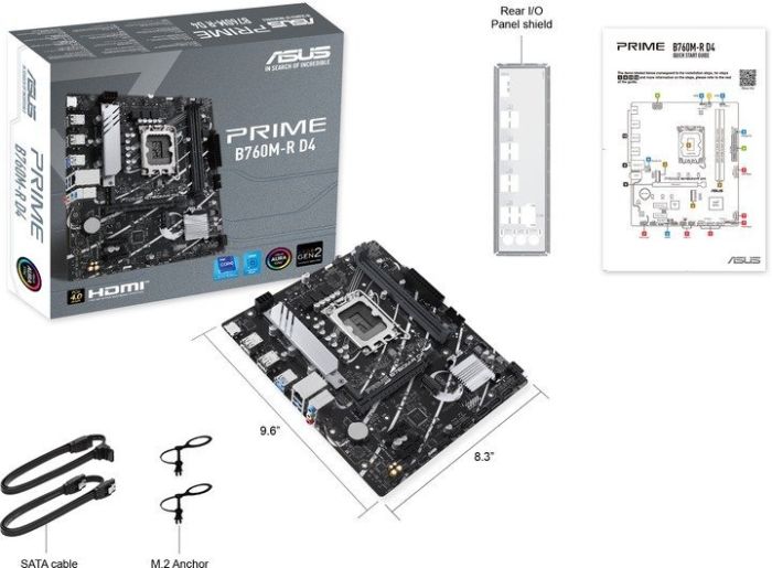 ASUS PRIME B760M-R-D4 (90MB1HA0-M0EAY0)