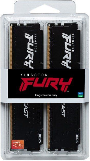 Kingston FURY 64 GB (2x32GB) DDR5 6000 MHz Beast EXPO (KF560C30BBEK2-64)