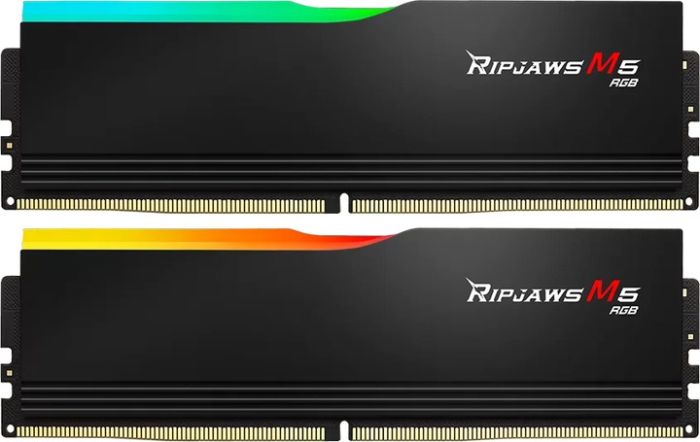 G.Skill 32 GB (2x16GB) DDR5 6000 MHz Ripjaws M5 RGB Black (F5-6000J3238F16GX2-RM5RK)