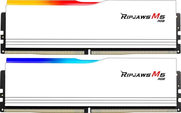 G.Skill 32 GB (2x16GB) DDR5 6000 MHz Ripjaws M5 RGB White (F5-6000J3238F16GX2-RM5RW)