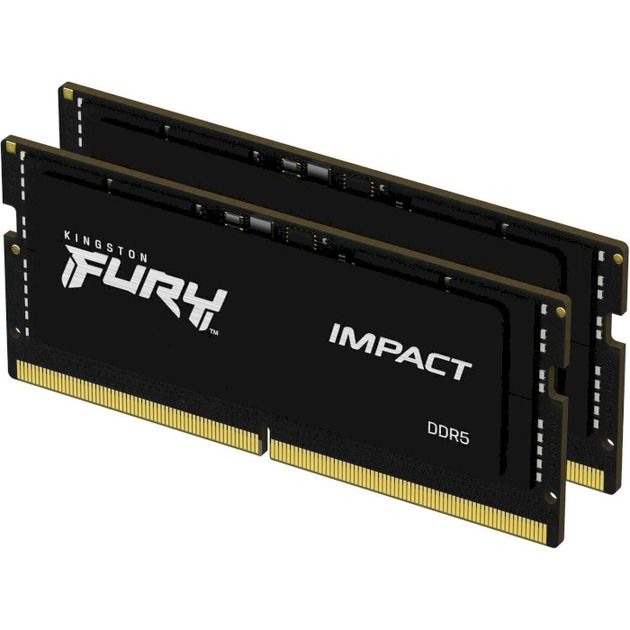 Kingston FURY 32 GB (2x16GB) DDR5 6400 MHz Impact Black (KF564S38IBK2-32)
