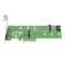 Maiwo Multi-Size PCI-E to M.2 PCIe SSD/SATA to M.2 SATA SSD (KT015)