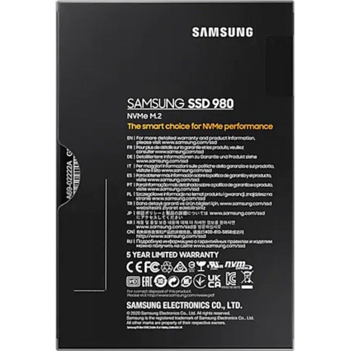 Samsung 980 500 GB (MZ-V8V500BW)
