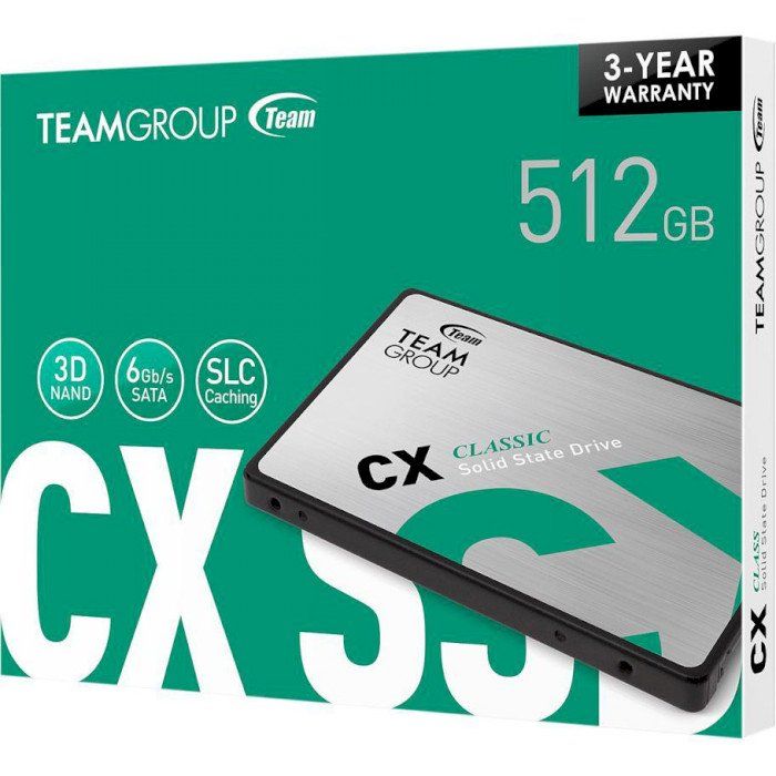 TEAM CX2 512 GB (T253X6512G0C101)