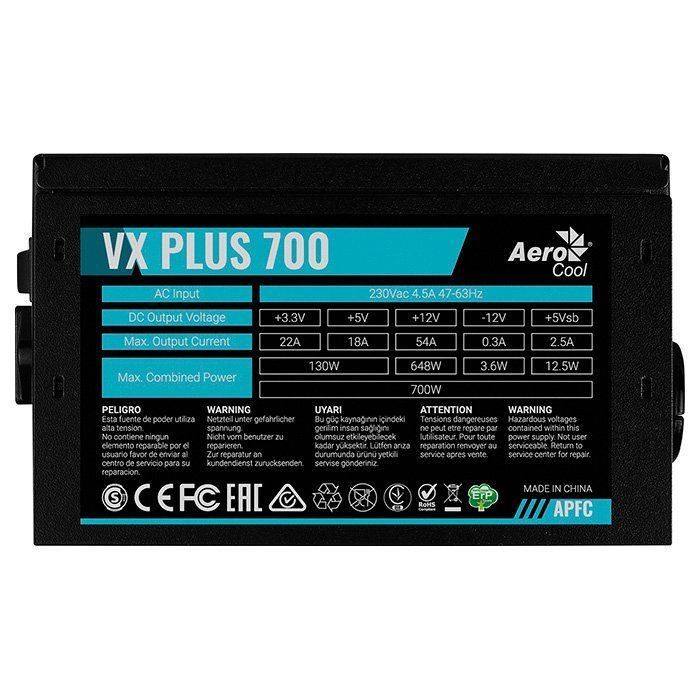 Aerocool VX PLUS 700 (ACPN-VS70AEY.11)