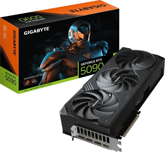 GIGABYTE GeForce RTX 5090 WINDFORCE OC 32G (GV-N5090WF3OC-32GD)