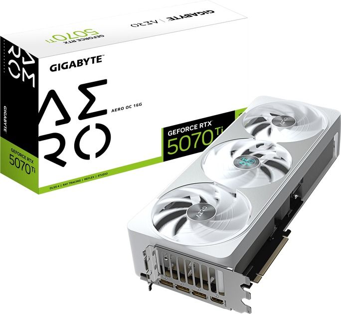 GIGABYTE GeForce RTX 5070 Ti AERO OC 16G (GV-N507TAERO OC-16GD)