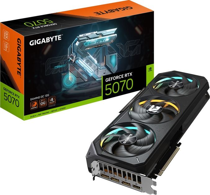 GIGABYTE GeForce RTX 5070 GAMING OC 12G (GV-N5070GAMING OC-12GD)