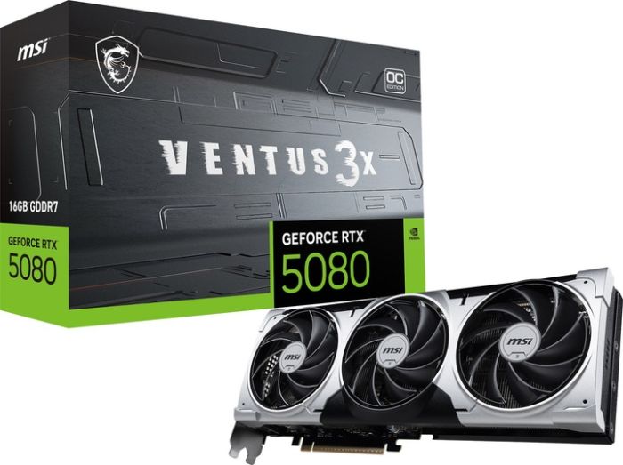 MSI GeForce RTX 5080 16G VENTUS 3X OC PLUS