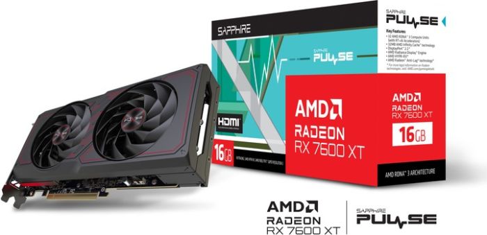 Sapphire Radeon RX 7600 XT 16GB PULSE (11339-04)