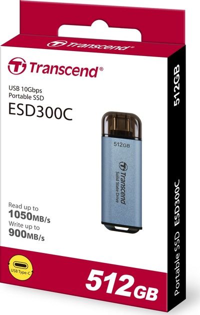 Transcend ESD300 512 GB Sky Blue (TS512GESD300C)