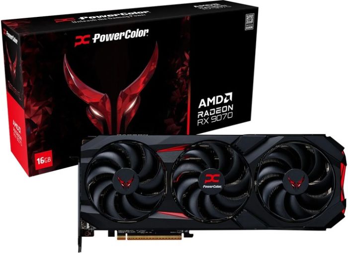 PowerColor Red Devil AMD Radeon RX 9070 16GB GDDR6 (RX9070 16G-E/OC)