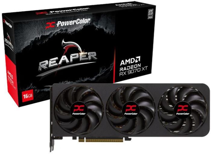 PowerColor Reaper AMD Radeon RX 9070 XT 16GB GDDR6 (RX9070XT 16G-A)