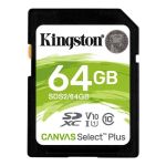 Kingston 64 GB SDXC Class 10 UHS-I Canvas Select Plus SDS2/64GB Kingston 64 GB SDXC Class 10 UHS-I Canvas Select Plus SDS2/64GB