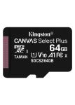 Kingston 64 GB microSDXC Class 10 UHS-I Canvas Select Plus SDCS2/64GBSP Kingston 64 GB microSDXC Class 10 UHS-I Canvas Select Plus SDCS2/64GBSP