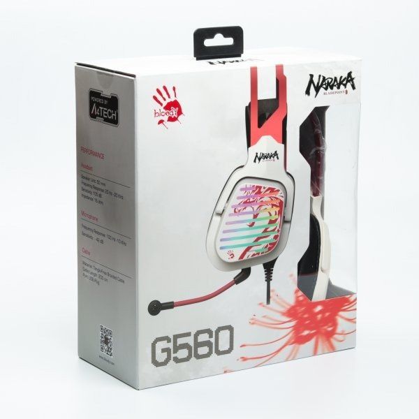 Навушники з мікрофоном Bloody G560 Naraka White