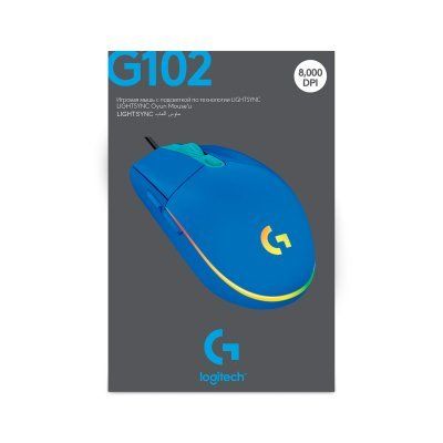 Logitech G102 Lightsync USB Blue (910-005801, 910-005810)