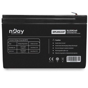 Njoy GPL09122F 12V 9AH (BTVACIUOCTA2FCN02B) AGM