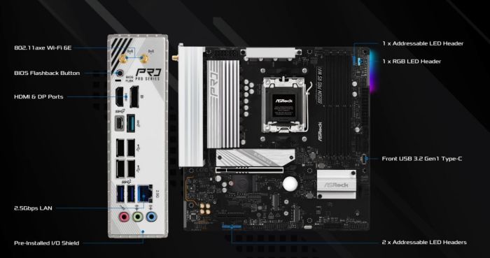 ASRock B850M Pro RS WiFi