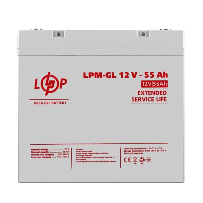 LogicPower LPM-GL 12V - 55 Ah (15266)