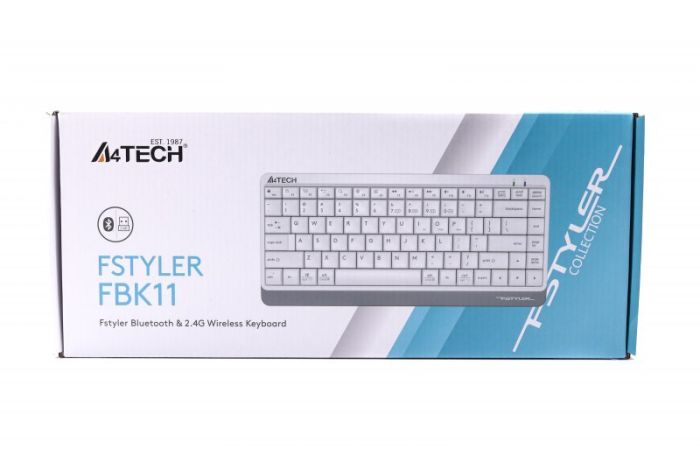 Клавіатура A4Tech Fstyler FBK11 White