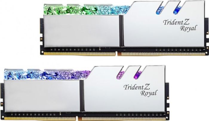 G.Skill 32 GB (2x16GB) DDR4 3200 MHz Trident Z Royal Silver (F4-3200C16D-32GTRS)
