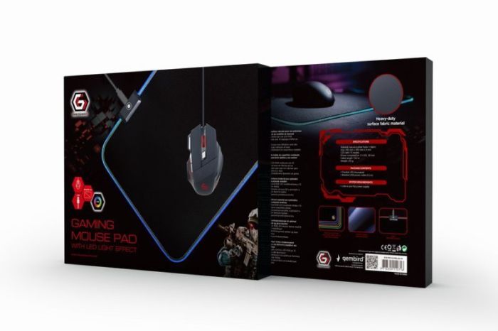 Gembird MP-GAMELED-M Black