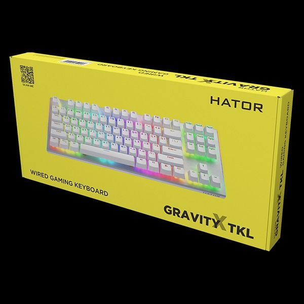 Клавіатура HATOR Gravity X TKL White (HTK551UA)