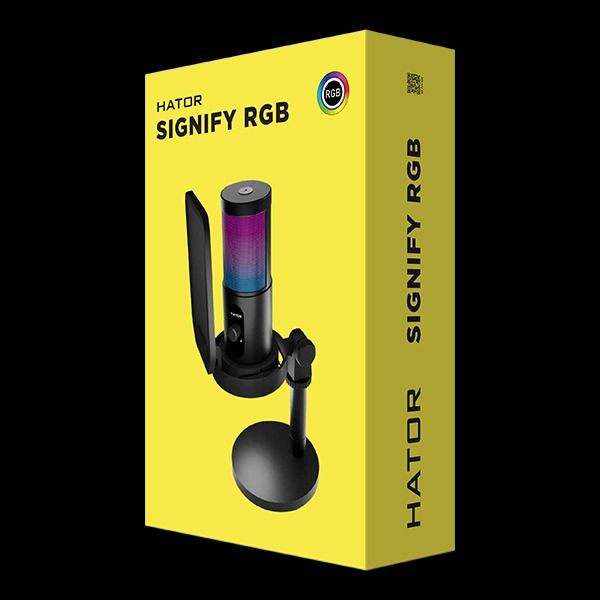 Мікрофон для ПК/ для стрімінгу, подкастів HATOR Signify RGB (HTA-510)